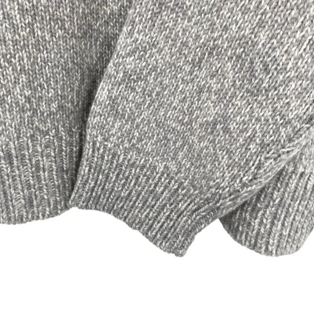 Bloomingdale’s Mens Merino Wool Quarter Zip Knit Sweater Size XL